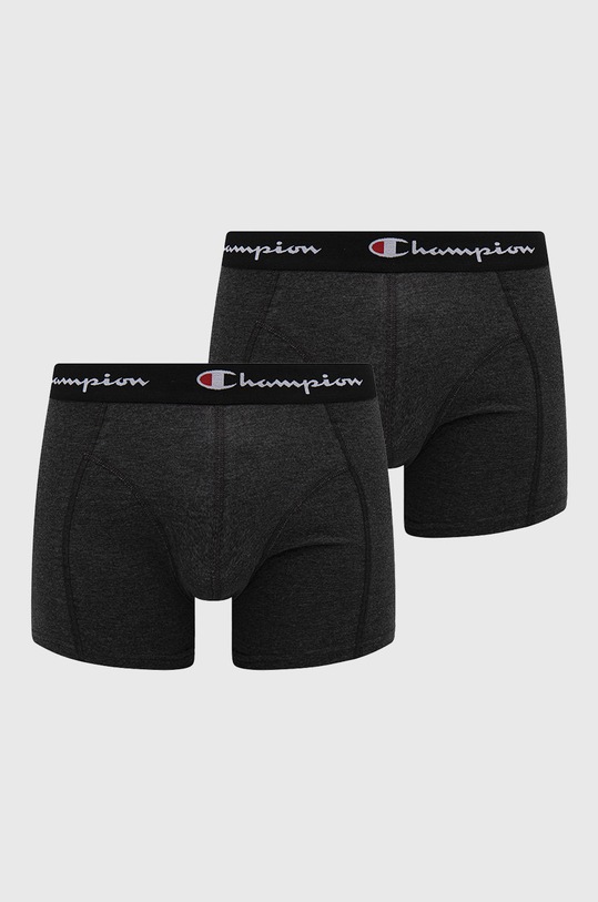 Champion bokserki (2-pack) dzianina szary U20001