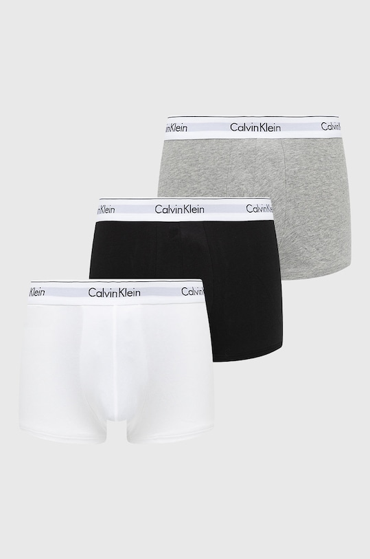 Boxerky Calvin Klein Underwear pletenina sivá 000NB2380A.9BYY