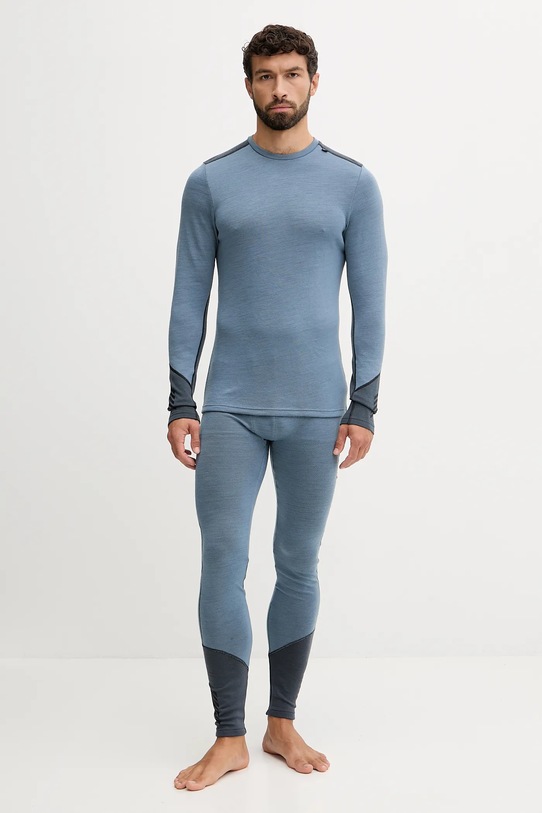 Helly Hansen longsleeve funkcyjny wełniany LIFA MERINO 49364 niebieski AW25