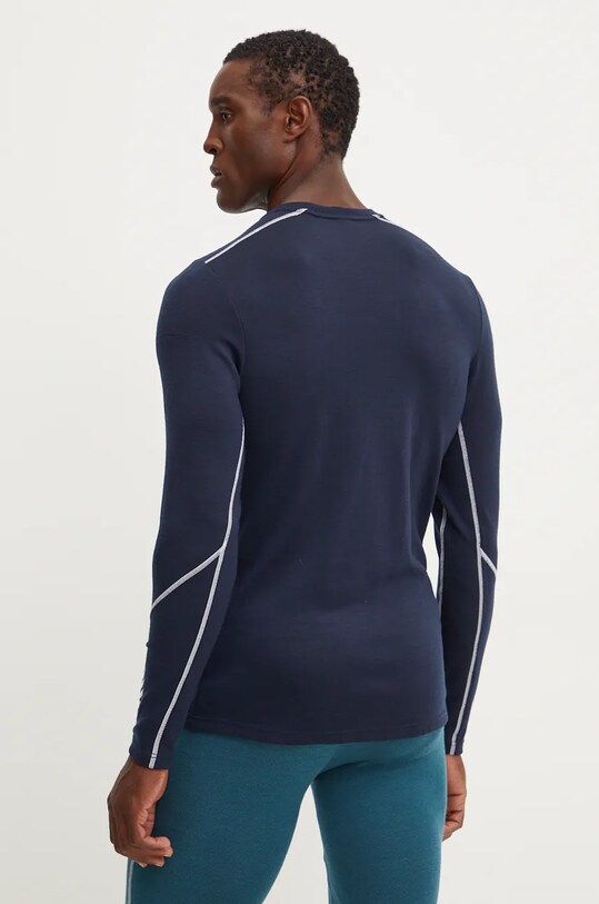 Odzież Helly Hansen longsleeve funkcyjny wełniany LIFA MERINO 49364 granatowy