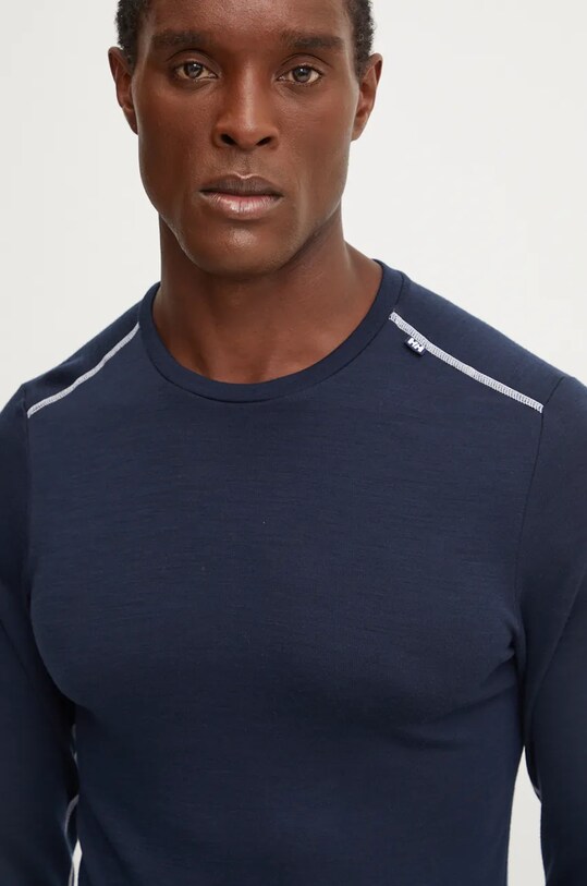 Helly Hansen longsleeve funkcyjny wełniany LIFA MERINO granatowy 49364