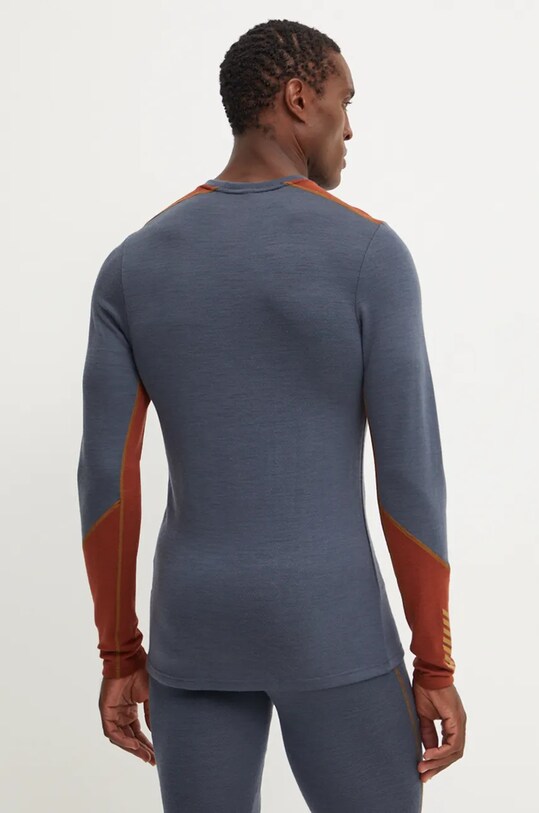 Odzież Helly Hansen longsleeve funkcyjny wełniany LIFA MERINO 49364 granatowy