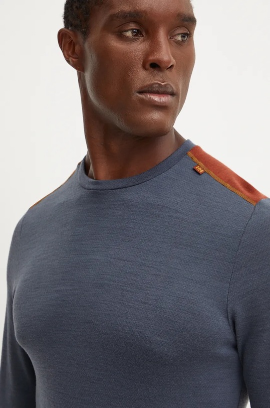 Helly Hansen longsleeve funcțional din lână LIFA MERINO bleumarin 49364