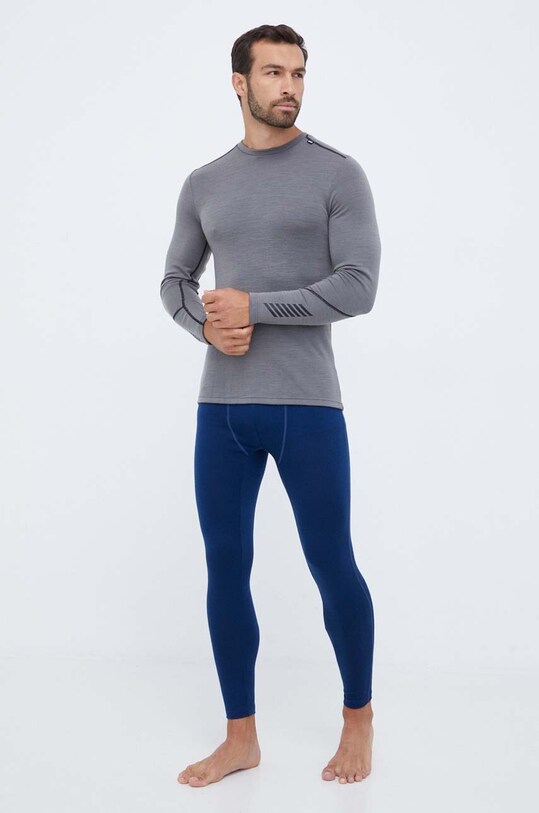 Функціональна вовняний лонгслів Helly Hansen LIFA MERINO 49364 сірий AW24