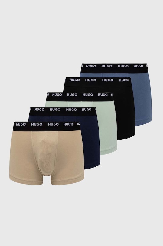 Боксери HUGO 5-pack трикотаж чорний 50479944