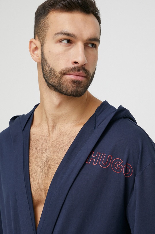 HUGO szlafrok 50480296 granatowy