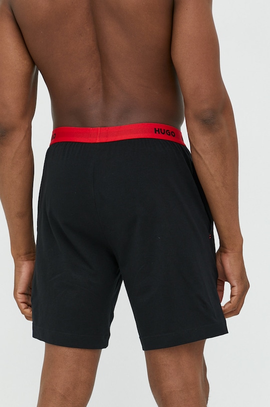 Дрехи Късо долнище на пижама HUGO 50480590 черен