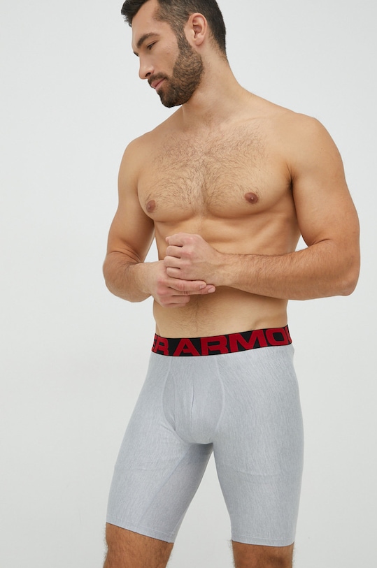 Boksarice Under Armour 2-pack UAR.1363622011 siva AW22