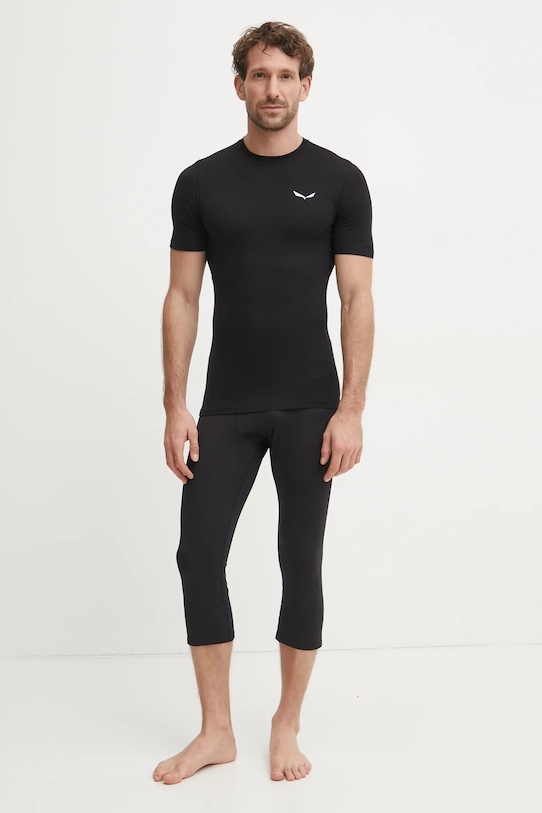 Salewa t-shirt funkcyjny Cristallo 00.0000028207 czarny AW24