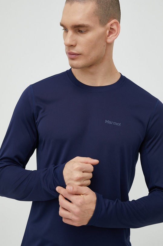 Marmot longsleeve sportowy Windridge regular granatowy M12573
