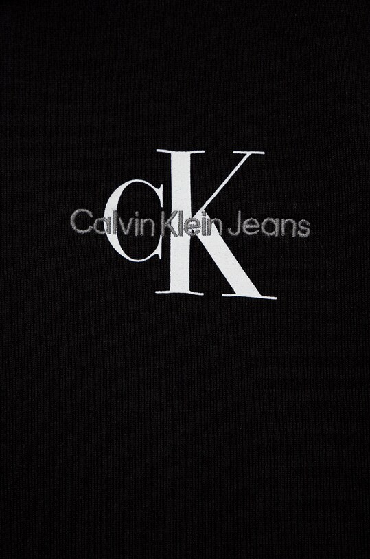 Мальчик Детская хлопковая кофта Calvin Klein Jeans IU0IU00266.9BYY чёрный