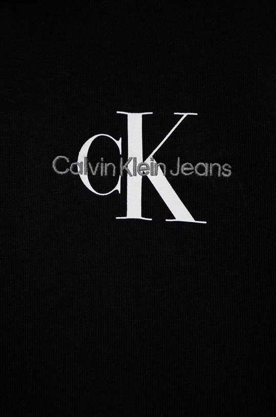 Chłopiec Calvin Klein Jeans bluza bawełniana dziecięca IU0IU00266.9BYY IU0IU00266.9BYY czarny