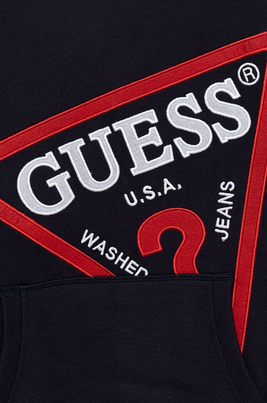 Chłopiec Guess bluza bawełniana dziecięca L2YQ07.KAD70 granatowy