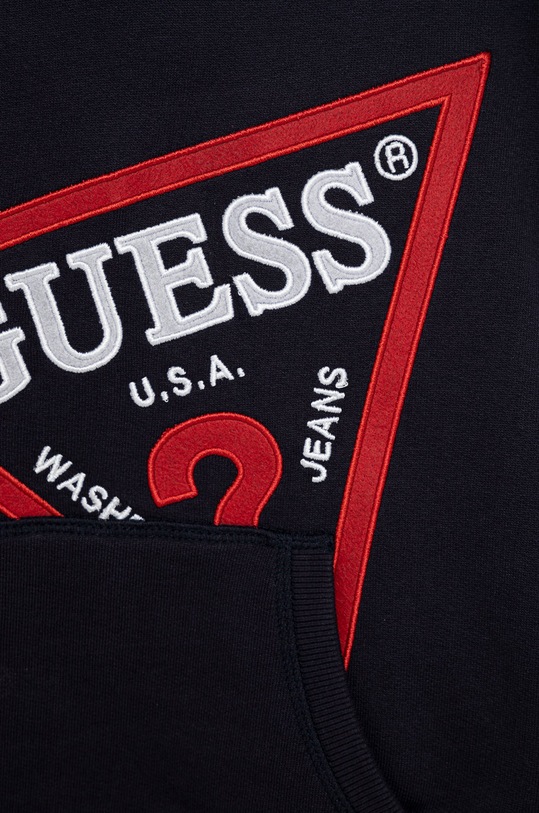 Chłopiec Guess bluza bawełniana dziecięca N2YQ09.KAD70 granatowy