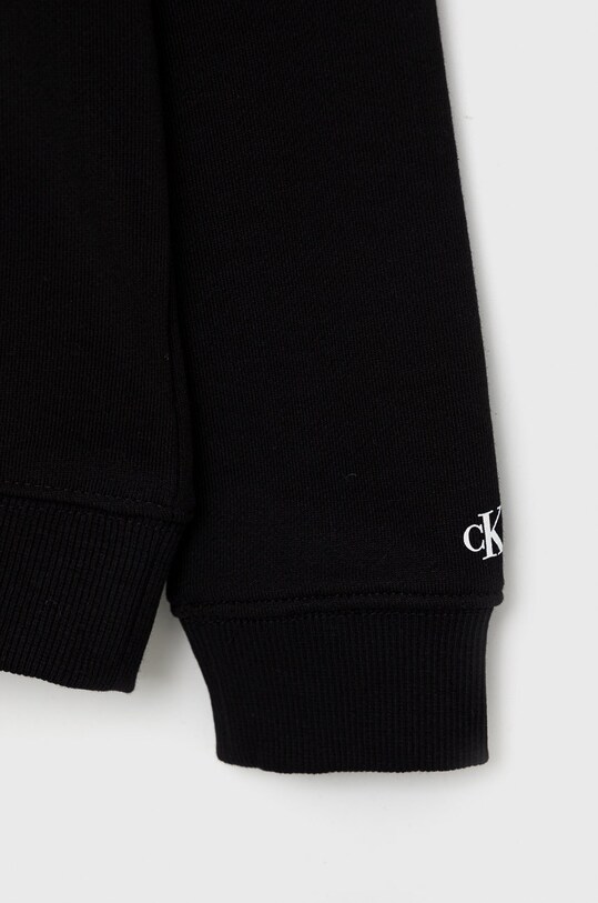 Chłopiec Calvin Klein Jeans bluza dziecięca IB0IB01437.9BYY czarny