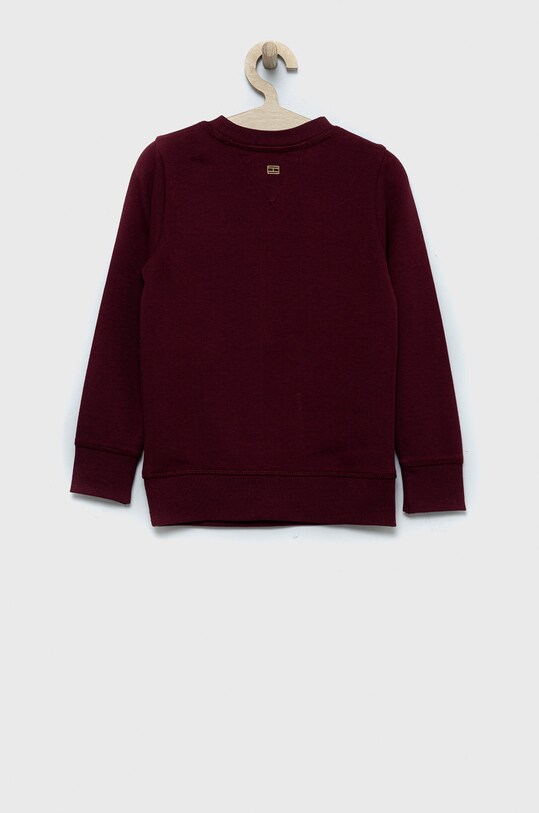 Παιδική μπλούζα Tommy Hilfiger KB0KB07707.9BYY μπορντό AW22