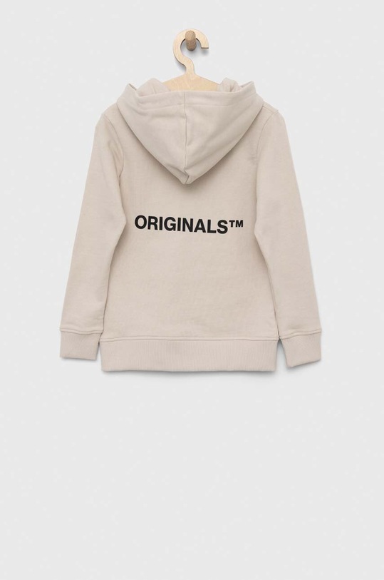 Dječja pamučna dukserica Jack & Jones 12216470.Moonbeam bež AW22