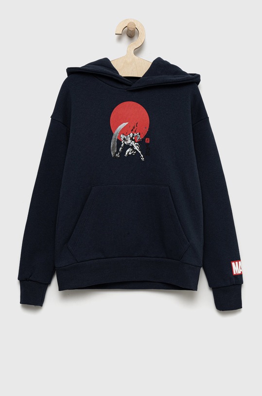 Jack & Jones bluza copii print bleumarin 12217804.NavyBlazer