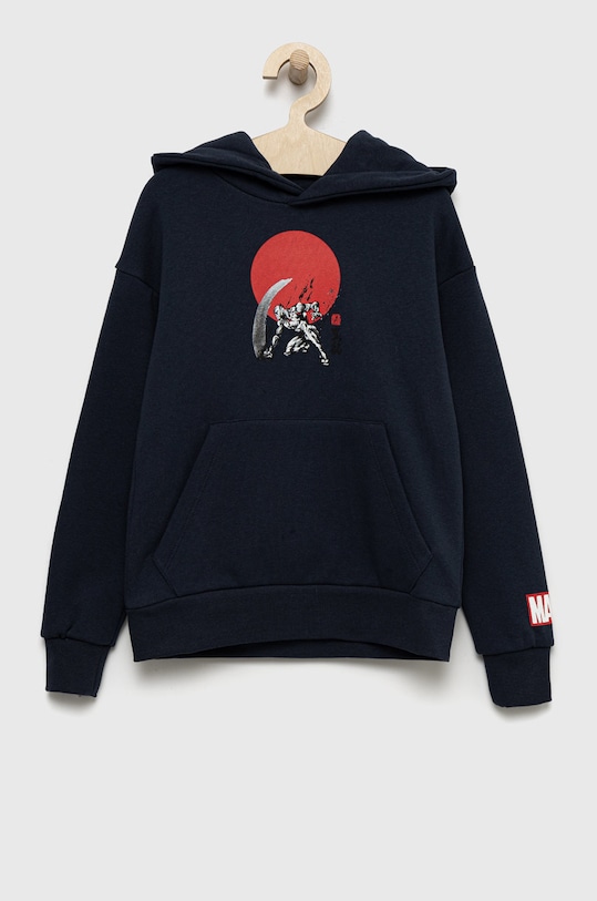 Jack & Jones bluza copii print bleumarin 12217804.NavyBlazer