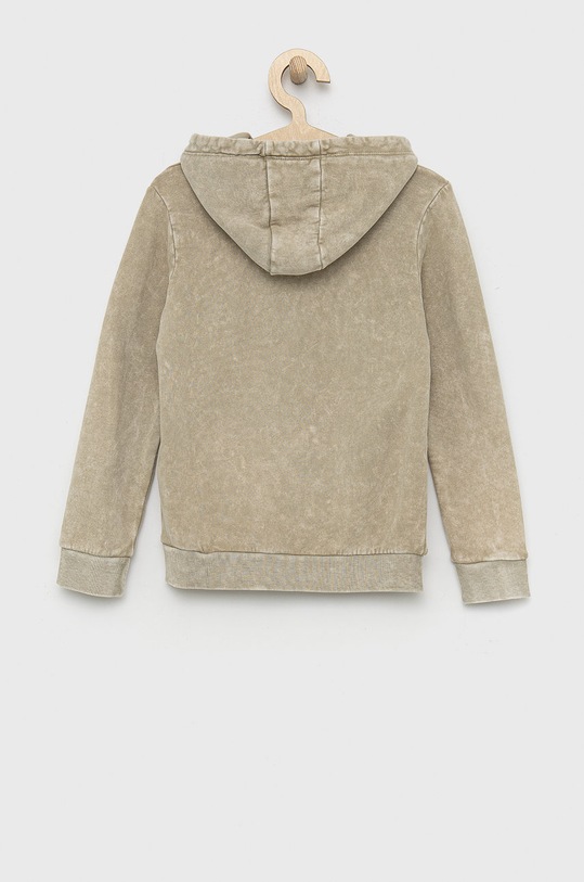 Детски памучен суичър Guess L2BQ03.KBDA1 зелен AW22