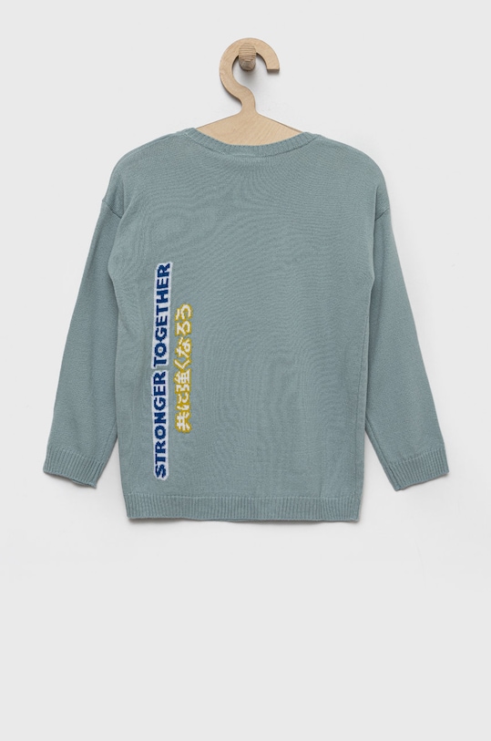 United Colors of Benetton pulover copii 1070H100F.P albastru AW22