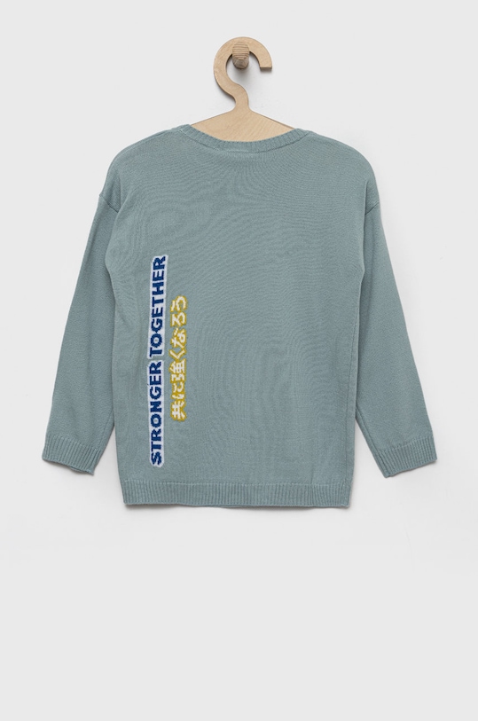 United Colors of Benetton pulover copii 1070H100F.P albastru AW22