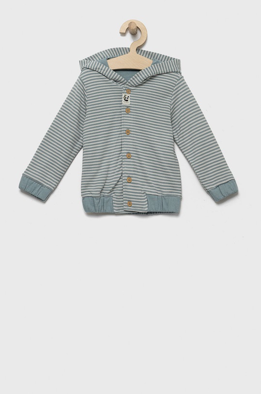 Dětská mikina United Colors of Benetton s kapucí modrá 3ETVA5009.W