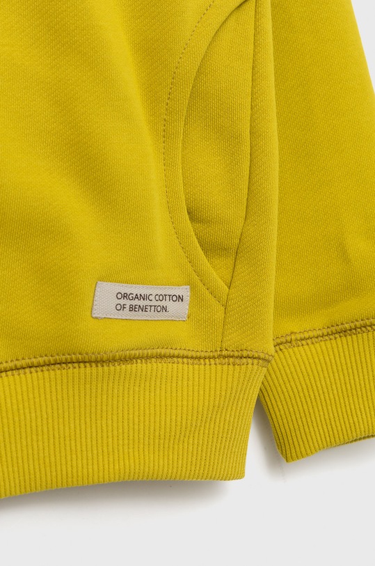 Chłopiec United Colors of Benetton bluza bawełniana dziecięca 3QLAC500W.G zielony