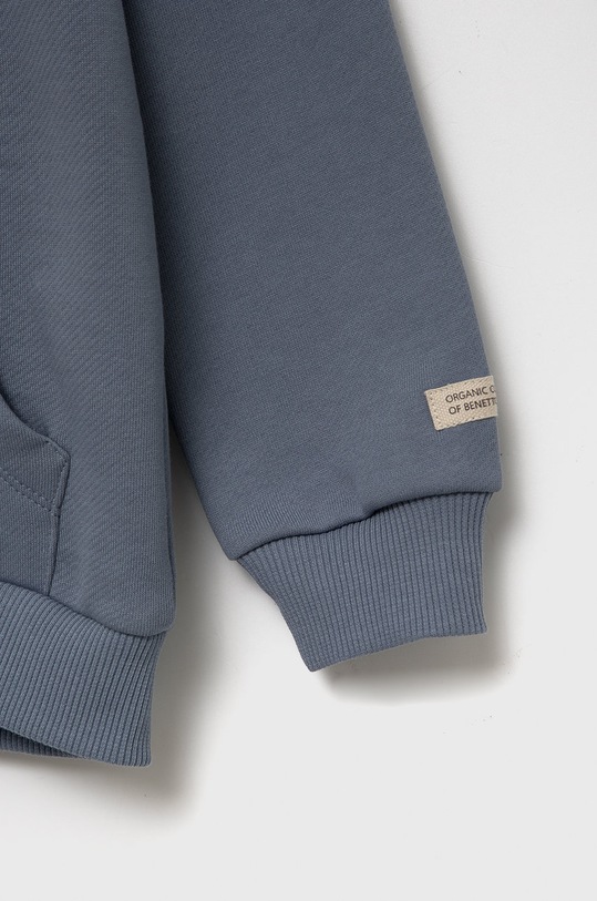 Chłopiec United Colors of Benetton bluza bawełniana dziecięca 3QLAG500T.P niebieski