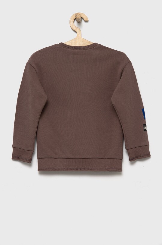 Sisley bluza bawełniana dziecięca 3J74X101F.G brązowy AW22