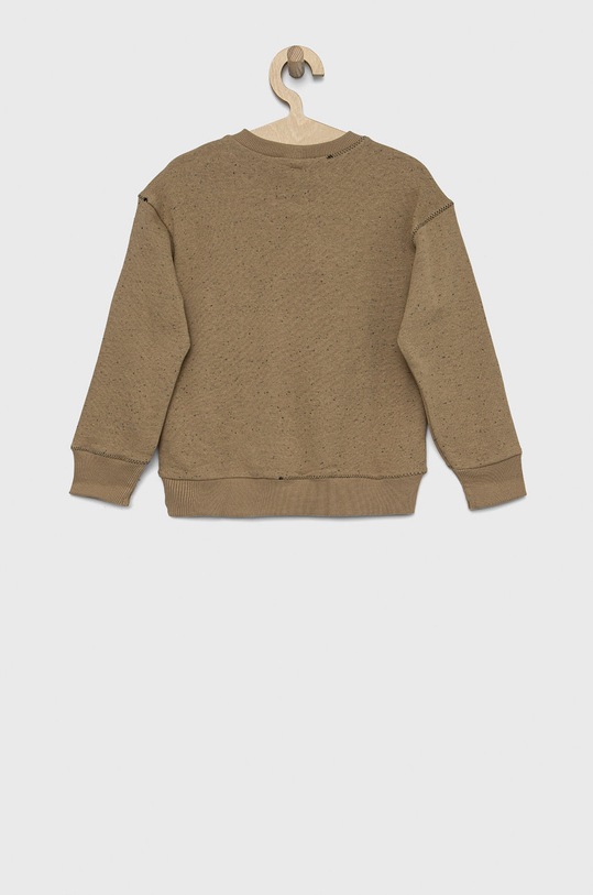 Sisley bluza dziecięca 3SOUX1020.G brązowy AW22