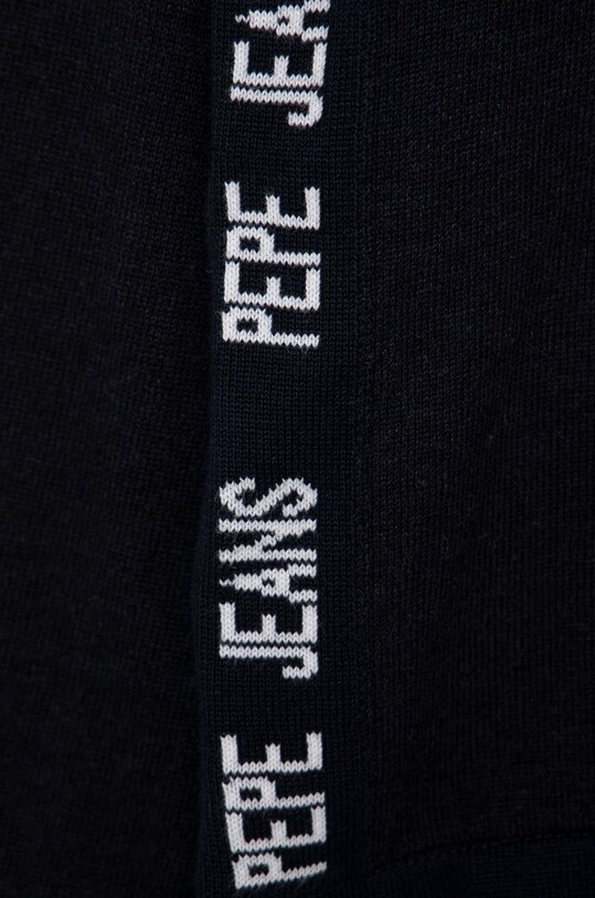 Αγορίστικα Παιδικό βαμβακερό πουλόβερ Pepe Jeans Logan Hoodie PB701146.594 σκούρο μπλε