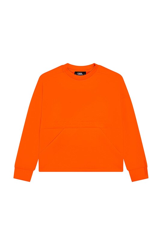 Karl Lagerfeld bluza copii Z25373.114.150 portocaliu AW22