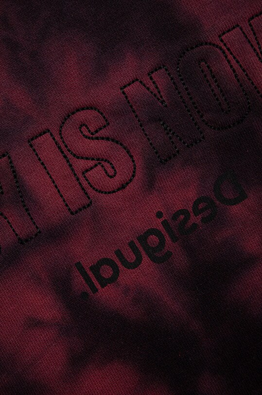 Desigual bluza dziecięca bordowy 22WBSK11