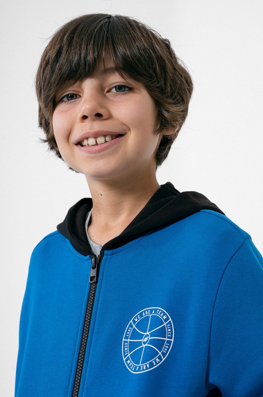 Chłopiec 4F bluza dziecięca HJZ22.JBLM004 niebieski