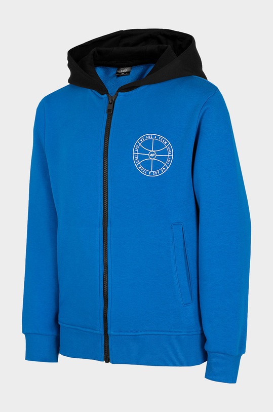 4F bluza dziecięca niebieski HJZ22.JBLM004