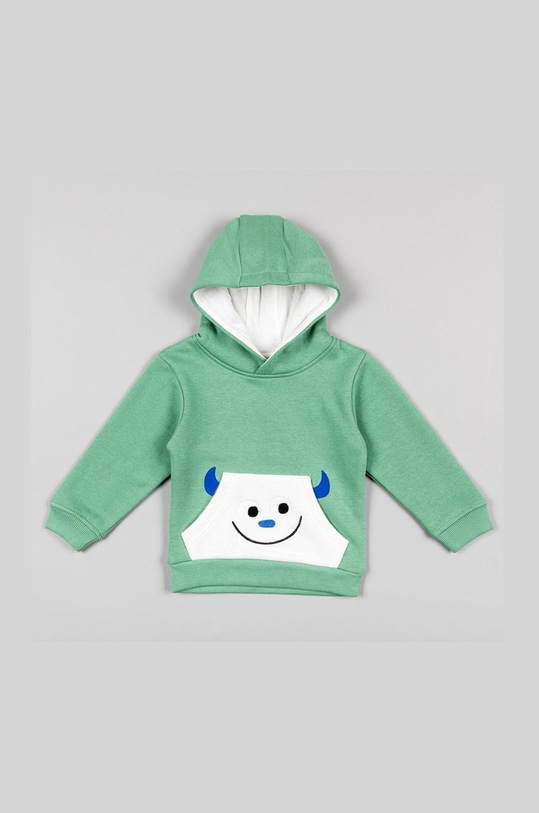 Dječja dukserica zippy s kapuljačom zelena 227.6918ZT