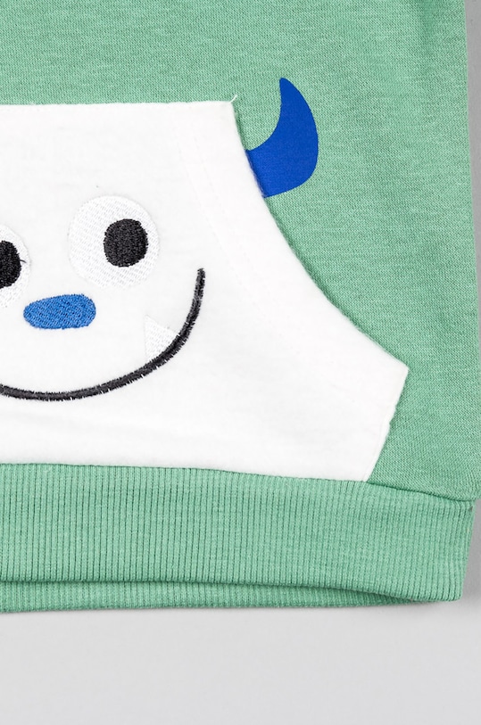 Dječja dukserica zippy zelena 227.6918ZT