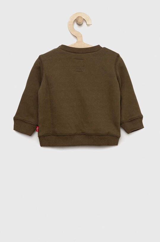 Детская хлопковая кофта Levi's 6E9079. зелёный AW22