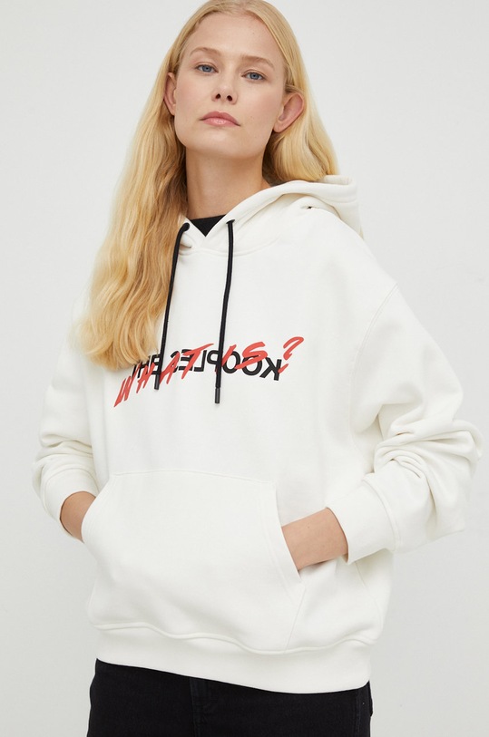 Одяг Бавовняна кофта The Kooples FSWE25079K бежевий