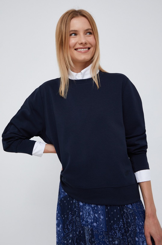 Mikina Tommy Hilfiger WW0WW34743.9BYY námořnická modř AW22