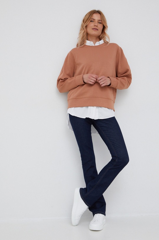 Mikina Tommy Hilfiger WW0WW34743.9BYY hnědá AW22