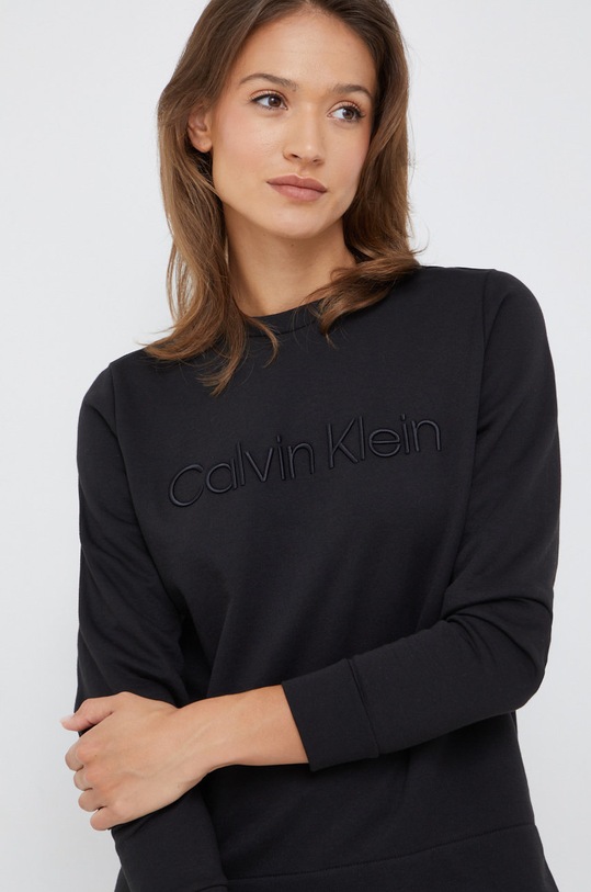 Mikina Calvin Klein bez kapucne čierna K20K204875.9BYY