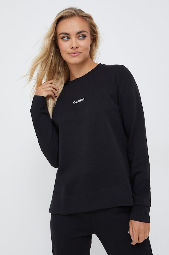 Mikina Calvin Klein bez kapuce černá K20K204126.9BYY