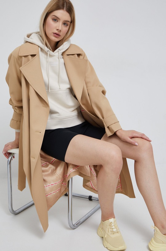 Calvin Klein Jeans bluza J20J218048.9BYY beżowy AW22