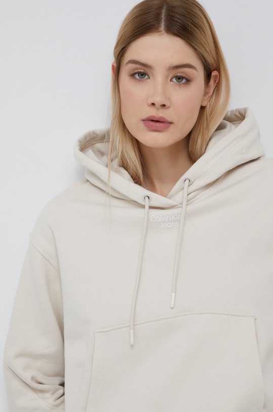 Calvin Klein Jeans bluza beżowy J20J218048.9BYY