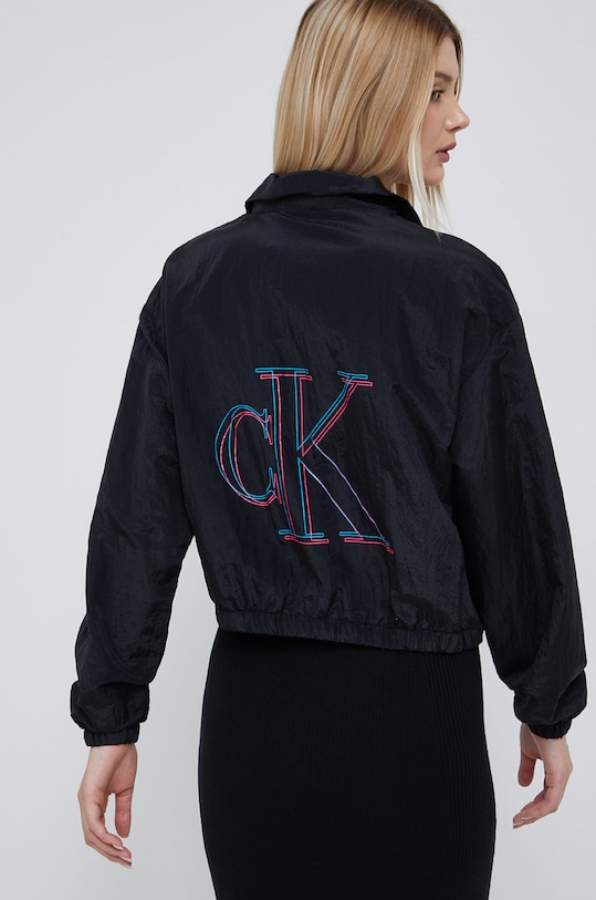 Bunda Calvin Klein Jeans nezateplené černá J20J219006.9BYY