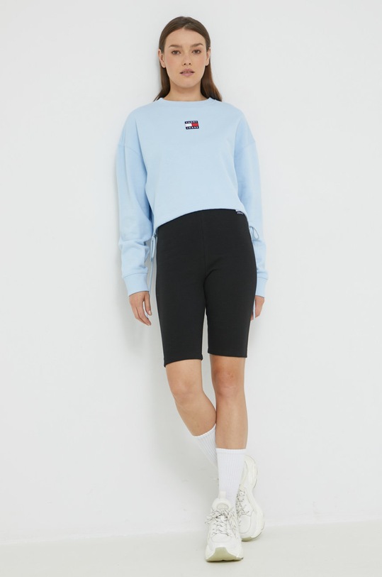 Tommy Jeans bluza bawełniana DW0DW12722.9BYY niebieski AW22