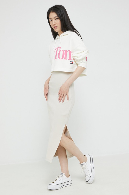 Tommy Jeans bluza DW0DW13577.9BYY DW0DW13577.9BYY beżowy AW22