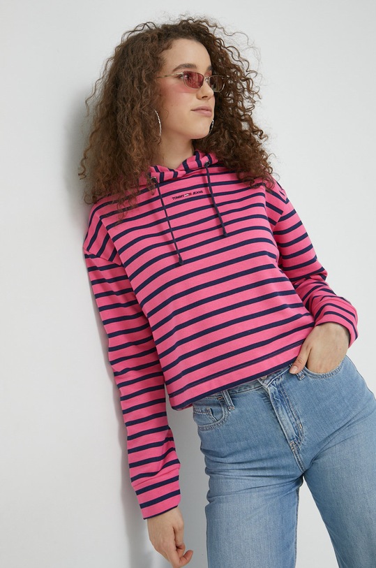 Dukserica Tommy Jeans DW0DW13571.9BYY roza AW22